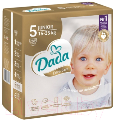 Подгузники детские Dada Extra Care Junior 5 - фото