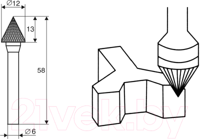 Борфреза Энкор 21715