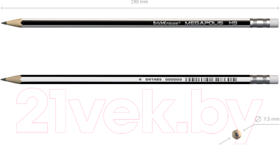 Простой карандаш Erich Krause 32860