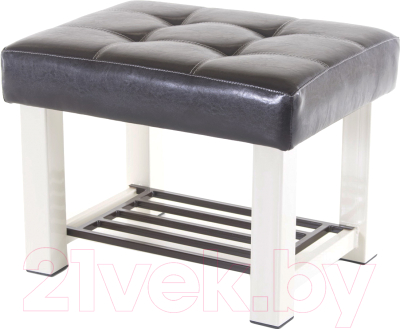 Банкетка AMC Lux 4 кожзам с полкой / 4.1Б60322 - фото