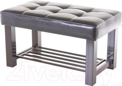 Банкетка AMC Lux 4 кожзам с полкой / 4.1Б80222 - фото