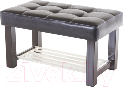 Банкетка AMC Lux 4 кожзам с полкой / 4.1Б80223 - фото