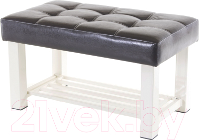 Банкетка AMC Lux 4 кожзам с полкой / 4.1Б80323 - фото