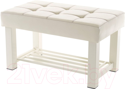 Банкетка AMC Lux 4 кожзам с полкой / 4.1Б80333 - фото