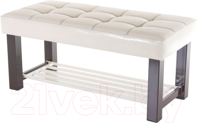 Банкетка AMC Lux 4 кожзам с полкой / 4.1Б100233 - фото