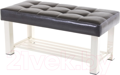 Банкетка AMC Lux 4 кожзам с полкой / 4.1Б100323 - фото