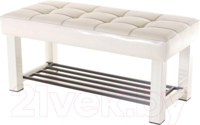 Банкетка AMC Lux 4 кожзам с полкой / 4.1Б100332 - фото