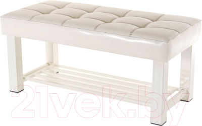 Банкетка AMC Lux 4 кожзам с полкой / 4.1Б100333 - фото