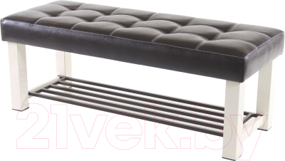 Банкетка AMC Lux 4 кожзам с полкой / 4.1Б120322 - фото