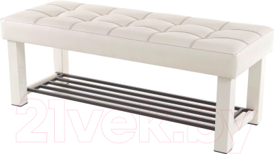 Банкетка AMC Lux 4 кожзам с полкой / 4.1Б120332 - фото