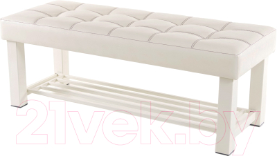 Банкетка AMC Lux 4 кожзам с полкой / 4.1Б120333 - фото