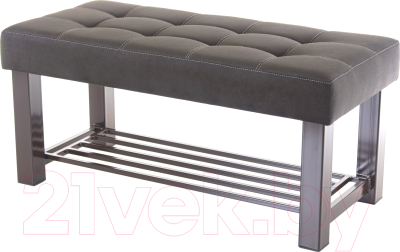 Банкетка AMC Lux 4 ткань с полкой / 4.2Б100222 - фото