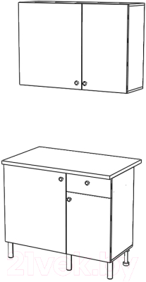 Кухонный гарнитур Горизонт Мебель Point 100