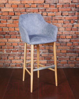 Стул барный ТехКомПро Канна 110 Б 750 (тон 2/ткань Mod 09)