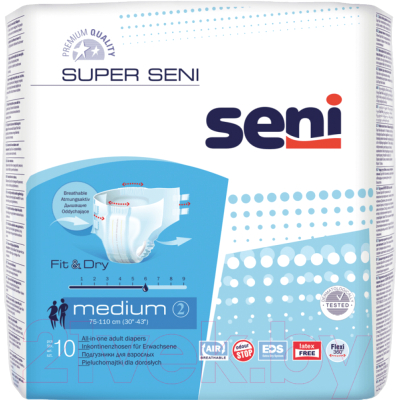 Подгузники для взрослых Seni Super Air Medium - фото
