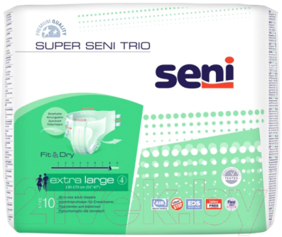 Подгузники для взрослых Seni Super Trio Extra Large - фото