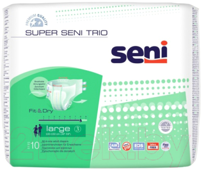 Подгузники для взрослых Seni Super Trio Large - фото