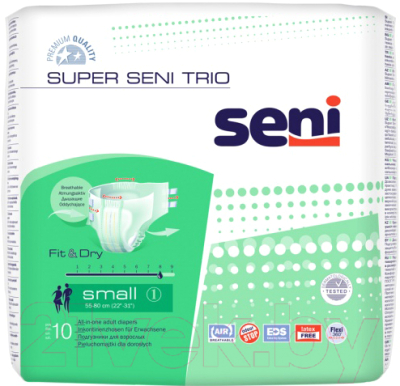 Подгузники для взрослых Seni Super Trio Small - фото