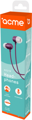 Наушники-гарнитура Acme HE21P / 253122