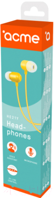 Наушники-гарнитура Acme HE21Y / 253120