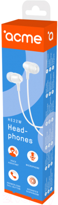 Наушники-гарнитура Acme HE22W / 253126
