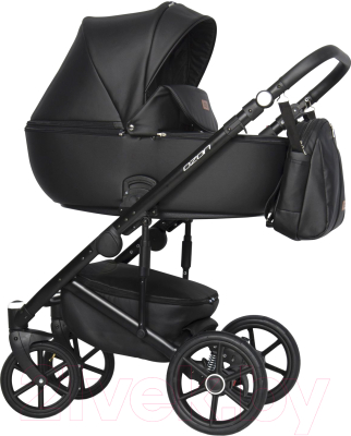 Детская универсальная коляска Riko Ozon 3 в 1 (06/Carbon) - фото