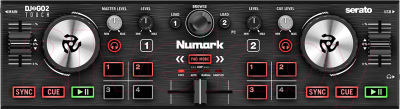 DJ контроллер Numark DJ2GO2 Touch - фото