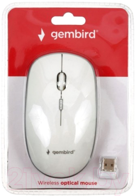 Мышь Gembird MUSW-4B-01-W