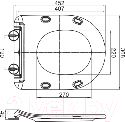 Сиденье для унитаза BelBagno BB2034SC