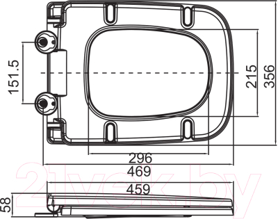 Сиденье для унитаза BelBagno BB2112SC