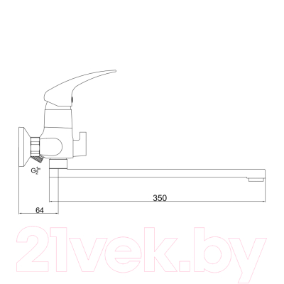 Смеситель Gross Aqua Basic 7211257C-35F