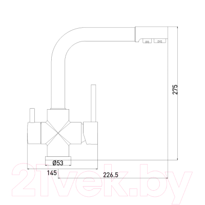 Смеситель Gross Aqua Ecolife 3120609C