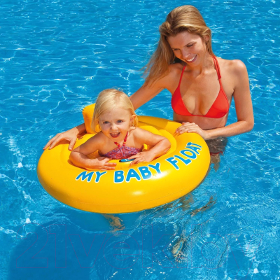 Надувной круг-ходунки Intex My Baby Float / 56585