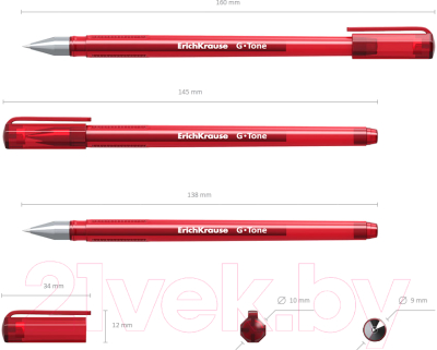 Ручка гелевая Erich Krause G-Tone / 17811