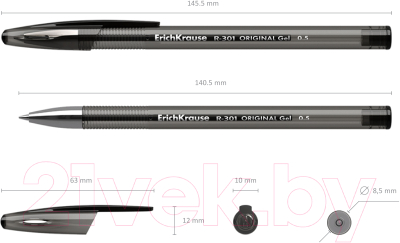 Ручка гелевая Erich Krause R-301 Original Gel / 42721