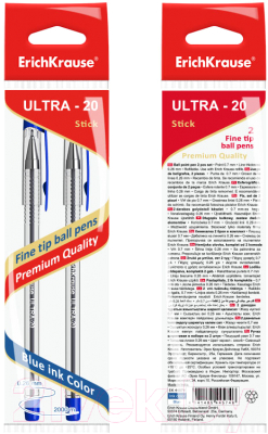 Ручка шариковая Erich Krause Ultra L-20 / 13875