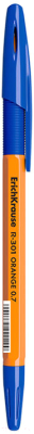 Ручка шариковая Erich Krause R-301 Orange Stick and Grip / 39531 - фото