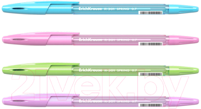 Ручка шариковая Erich Krause R-301 Spring Stick and Grip / 39532