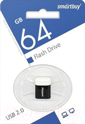 USB flash накопитель SmartBuy Lara Black 64GB (SB64GBLARA-K)