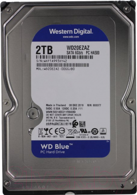 Жесткий диск Western Digital Blue 2TB (WD20EZAZ) - фото