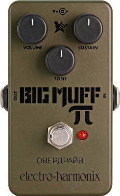 Педаль электрогитарная Electro-Harmonix Green Russian Big Muff Pi - фото