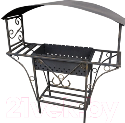 Мангал Станкоинструмент МС-11 (с крышей) - фото