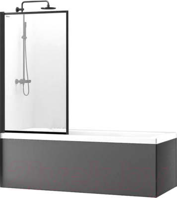 Стеклянная шторка для ванны REA Lagos Fix 80 / REA-K7390 - фото