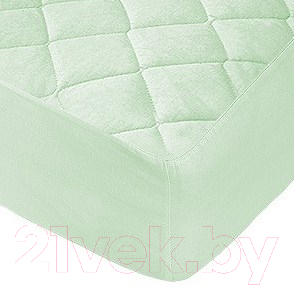 Наматрасник защитный Vegas Protect Cotton S1 80x195 (фисташковый) - фото