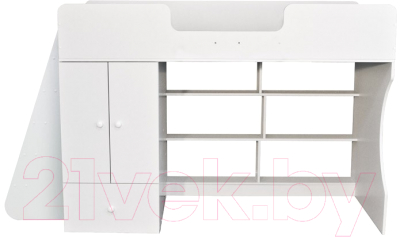 Кровать-чердак детская Можга Капризун 1 со шкафом / Р445