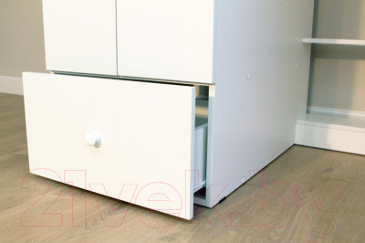 Кровать-чердак детская Можга Капризун 1 со шкафом / Р445