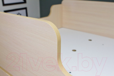 Кровать-чердак детская Можга Капризун 1 со шкафом / Р445