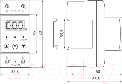 Реле напряжения TDM SQ1504-0015