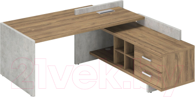 Письменный стол Norden Левый 200x179.8x84 / СФ-531211 - фото