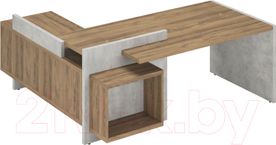 Письменный стол Norden Правый 220x199.6x84 / СФ-531202